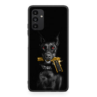 Thumbnail for Samsung A04s Golden Gun Θήκη Αγίου Βαλεντίνου από τη Smartfits με σχέδιο στο πίσω μέρος και μαύρο περίβλημα | Smartphone case with colorful back and black bezels by Smartfits