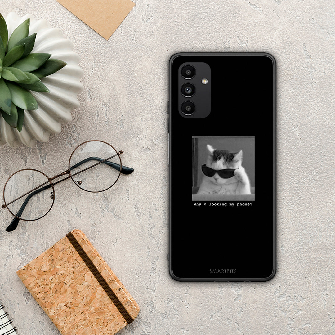 Meme Cat - Samsung Galaxy A04s case