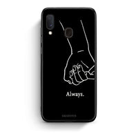 Thumbnail for Samsung Galaxy A30 Always & Forever 1 Θήκη Αγίου Βαλεντίνου από τη Smartfits με σχέδιο στο πίσω μέρος και μαύρο περίβλημα | Smartphone case with colorful back and black bezels by Smartfits