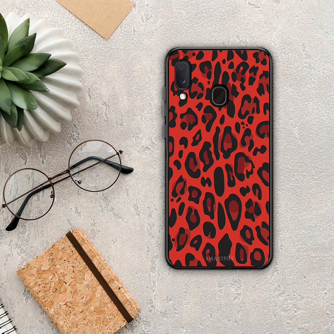 Animal Red Leopard - Samsung Galaxy A30 θήκη