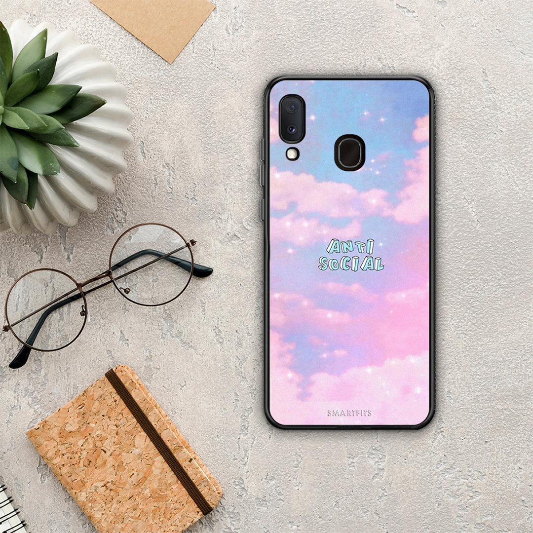 Anti Social - Samsung Galaxy A30 case