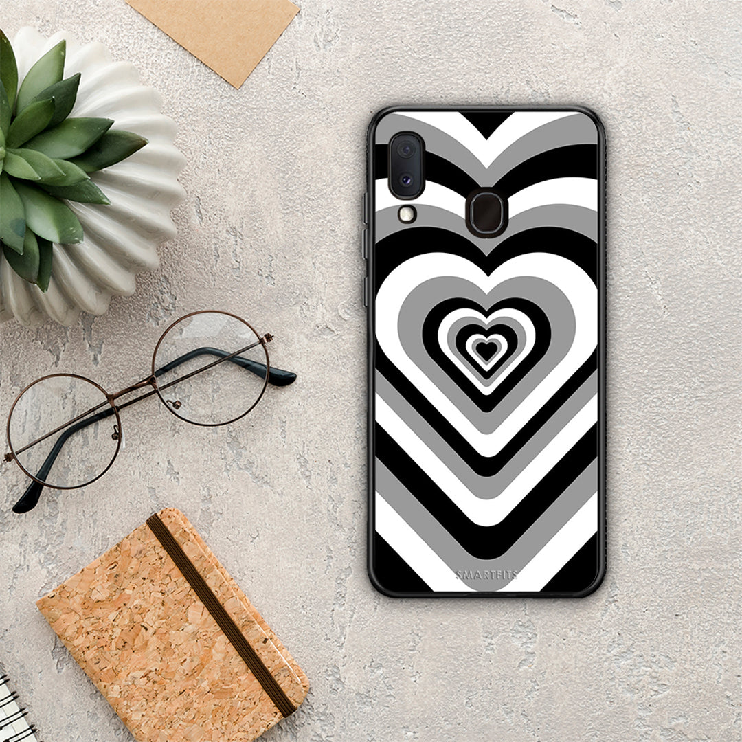 Black Hearts - Samsung Galaxy A20E case