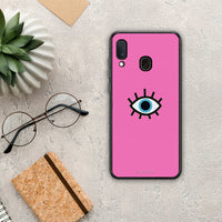 Thumbnail for Blue Eye Pink - Samsung Galaxy A20e case