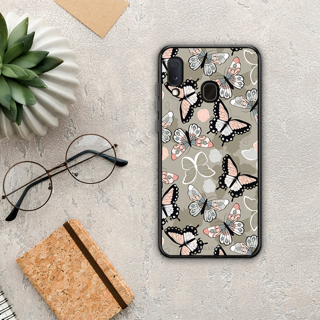 Boho Butterflies - Samsung Galaxy A20e case