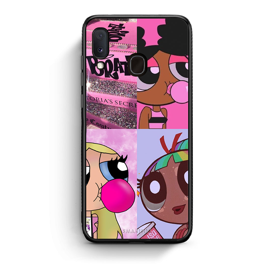 Samsung A20e Bubble Girls Θήκη Αγίου Βαλεντίνου από τη Smartfits με σχέδιο στο πίσω μέρος και μαύρο περίβλημα | Smartphone case with colorful back and black bezels by Smartfits