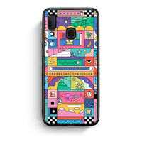 Thumbnail for Samsung Galaxy A30 Bubbles Soap θήκη από τη Smartfits με σχέδιο στο πίσω μέρος και μαύρο περίβλημα | Smartphone case with colorful back and black bezels by Smartfits