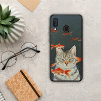 Thumbnail for Cat Goldfish - Samsung Galaxy M20 θήκη
