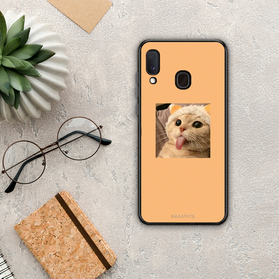 Cat Tongue - Samsung Galaxy A20e case