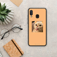 Thumbnail for Cat Tongue - Samsung Galaxy A20E case