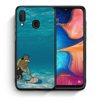 Thumbnail for Θήκη Samsung A20e Clean The Ocean από τη Smartfits με σχέδιο στο πίσω μέρος και μαύρο περίβλημα | Samsung A20e Clean The Ocean case with colorful back and black bezels