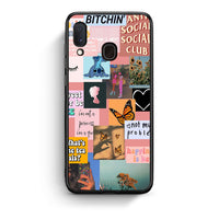 Thumbnail for Samsung Galaxy A30 Collage Bitchin Θήκη Αγίου Βαλεντίνου από τη Smartfits με σχέδιο στο πίσω μέρος και μαύρο περίβλημα | Smartphone case with colorful back and black bezels by Smartfits