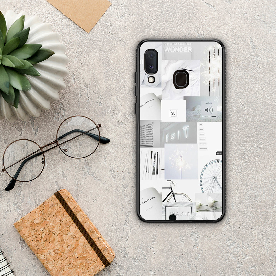 Collage Make Me Wonder - Samsung Galaxy A30 case