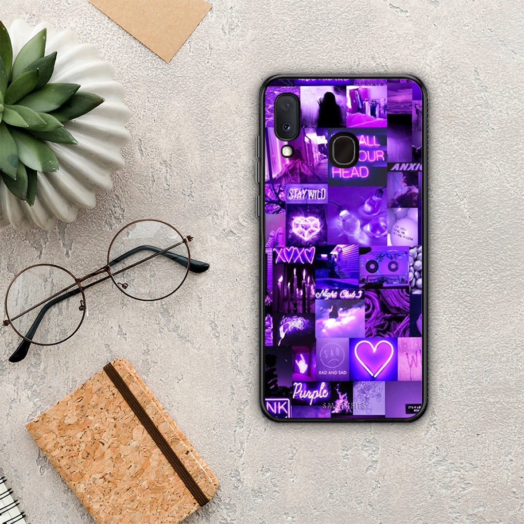 Collage Stay Wild - Samsung Galaxy A20E case