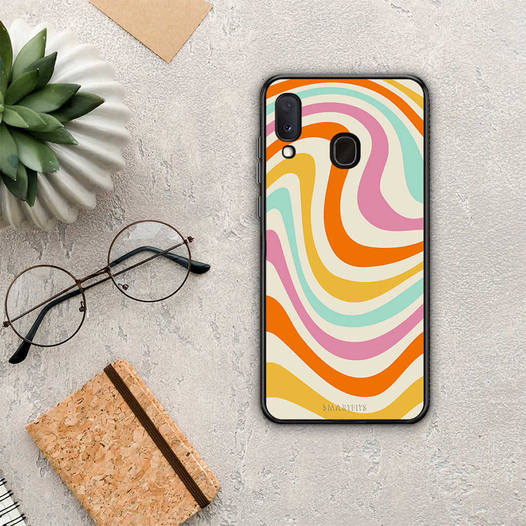 Colorful Waves - Samsung Galaxy A20e case