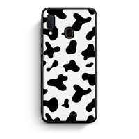 Thumbnail for Samsung A20e Cow Print θήκη από τη Smartfits με σχέδιο στο πίσω μέρος και μαύρο περίβλημα | Smartphone case with colorful back and black bezels by Smartfits