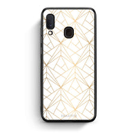 Thumbnail for 111 - Samsung Galaxy A30 Luxury White Geometric case, cover, bumper