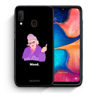 Thumbnail for Θήκη Samsung Galaxy A30 Grandma Mood Black από τη Smartfits με σχέδιο στο πίσω μέρος και μαύρο περίβλημα | Samsung Galaxy A30 Grandma Mood Black case with colorful back and black bezels