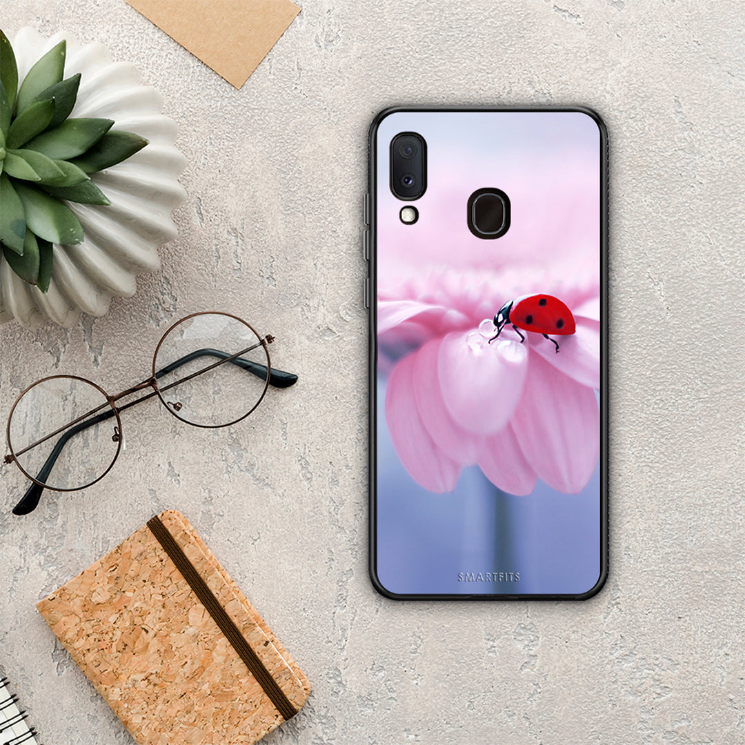 Ladybug Flower - Samsung Galaxy A20e case