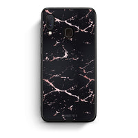 Thumbnail for 4 - Samsung A20e Black Rosegold Marble case, cover, bumper