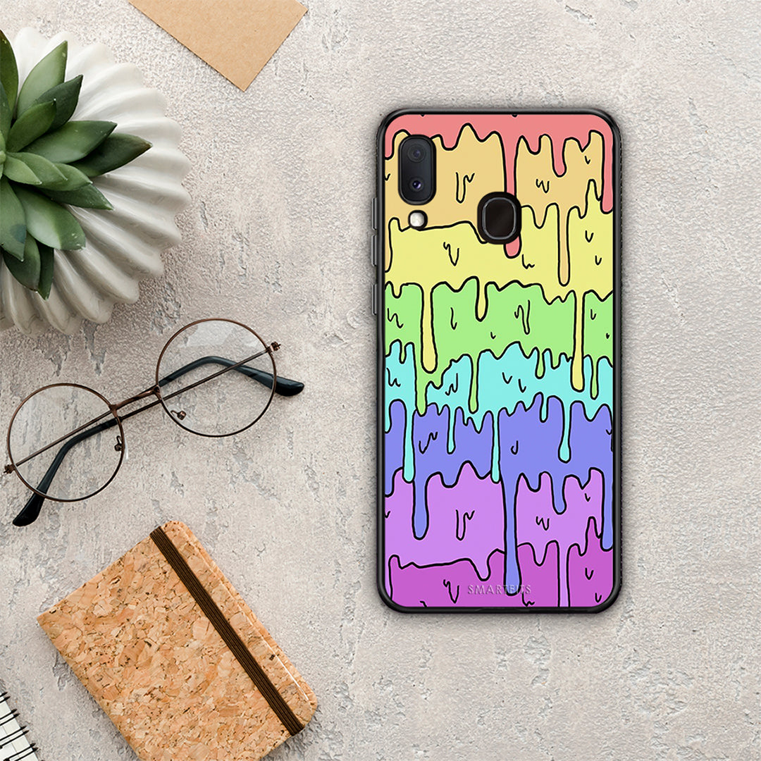 Melting Rainbow - Samsung Galaxy A30 case