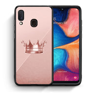 Thumbnail for Θήκη Samsung Galaxy M20 Crown Minimal από τη Smartfits με σχέδιο στο πίσω μέρος και μαύρο περίβλημα | Samsung Galaxy M20 Crown Minimal case with colorful back and black bezels