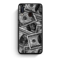 Thumbnail for Samsung A20e Money Dollars θήκη από τη Smartfits με σχέδιο στο πίσω μέρος και μαύρο περίβλημα | Smartphone case with colorful back and black bezels by Smartfits