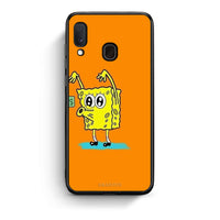 Thumbnail for Samsung A20e No Money 2 Θήκη Αγίου Βαλεντίνου από τη Smartfits με σχέδιο στο πίσω μέρος και μαύρο περίβλημα | Smartphone case with colorful back and black bezels by Smartfits
