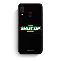 Thumbnail for Samsung Galaxy A30 OMG ShutUp θήκη από τη Smartfits με σχέδιο στο πίσω μέρος και μαύρο περίβλημα | Smartphone case with colorful back and black bezels by Smartfits