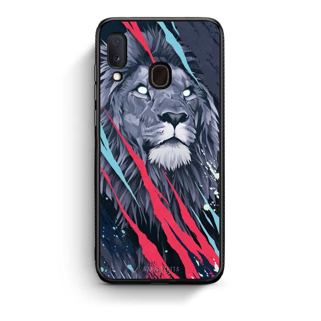4 - Samsung Galaxy A30 Lion Designer PopArt case, cover, bumper