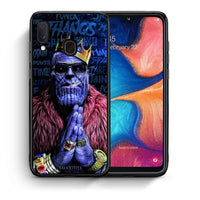Thumbnail for Θήκη Samsung Galaxy M20 Thanos PopArt από τη Smartfits με σχέδιο στο πίσω μέρος και μαύρο περίβλημα | Samsung Galaxy M20 Thanos PopArt case with colorful back and black bezels