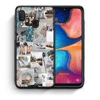 Thumbnail for Θήκη Samsung Galaxy A30 Retro Beach Life από τη Smartfits με σχέδιο στο πίσω μέρος και μαύρο περίβλημα | Samsung Galaxy A30 Retro Beach Life case with colorful back and black bezels