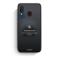Thumbnail for Samsung Galaxy A30 Sensitive Content θήκη από τη Smartfits με σχέδιο στο πίσω μέρος και μαύρο περίβλημα | Smartphone case with colorful back and black bezels by Smartfits