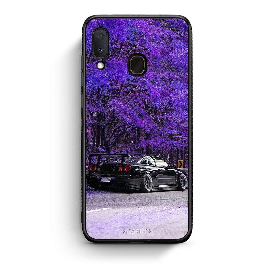 Samsung A20e Super Car Θήκη Αγίου Βαλεντίνου από τη Smartfits με σχέδιο στο πίσω μέρος και μαύρο περίβλημα | Smartphone case with colorful back and black bezels by Smartfits