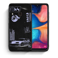 Thumbnail for Θήκη Αγίου Βαλεντίνου Samsung Galaxy A30 Tokyo Drift από τη Smartfits με σχέδιο στο πίσω μέρος και μαύρο περίβλημα | Samsung Galaxy A30 Tokyo Drift case with colorful back and black bezels
