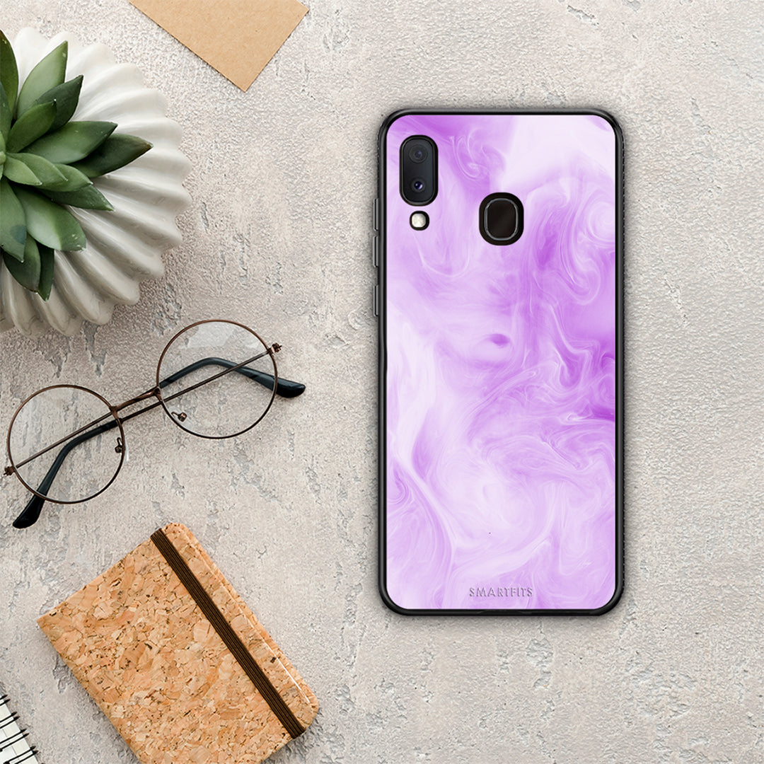 Watercolor Lavender - Samsung Galaxy A20e case