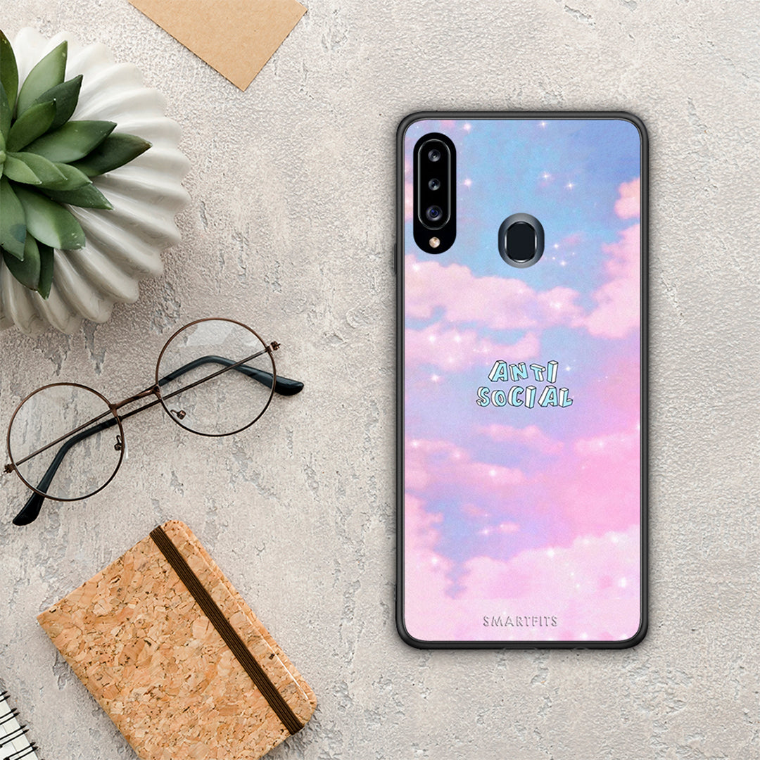 Anti Social - Samsung Galaxy A20s case