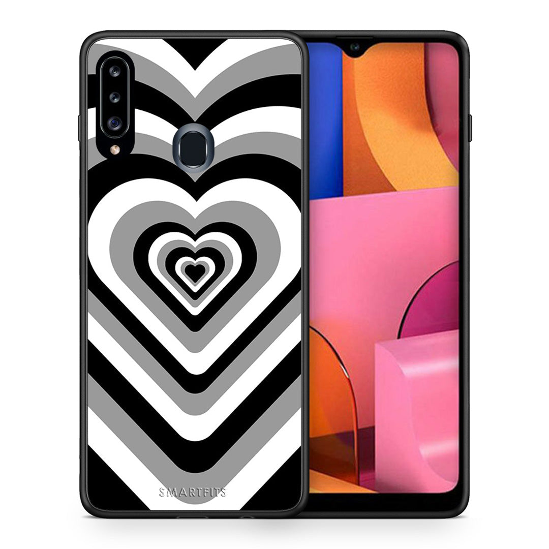 Black Hearts - Samsung Galaxy A20s case