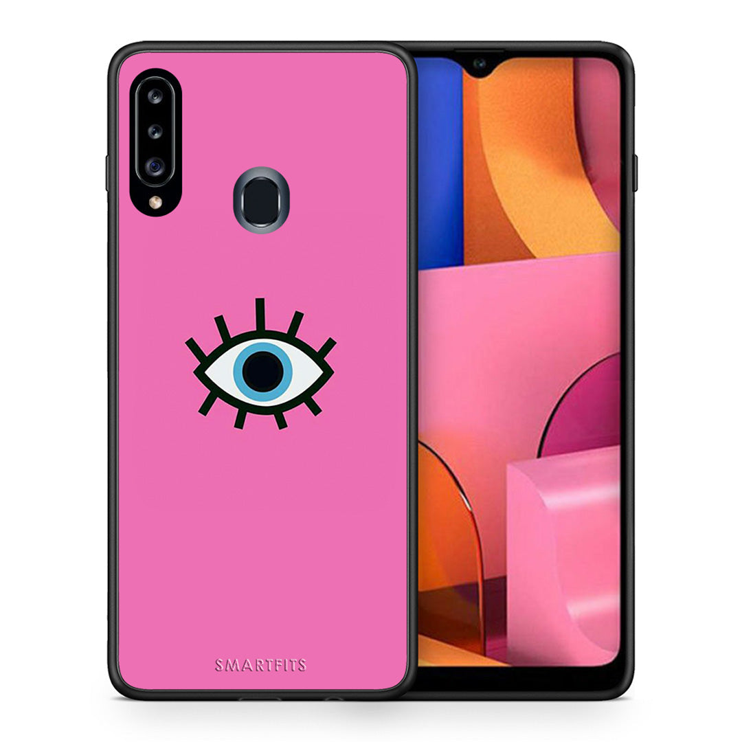 Blue Eye Pink - Samsung Galaxy A20s case