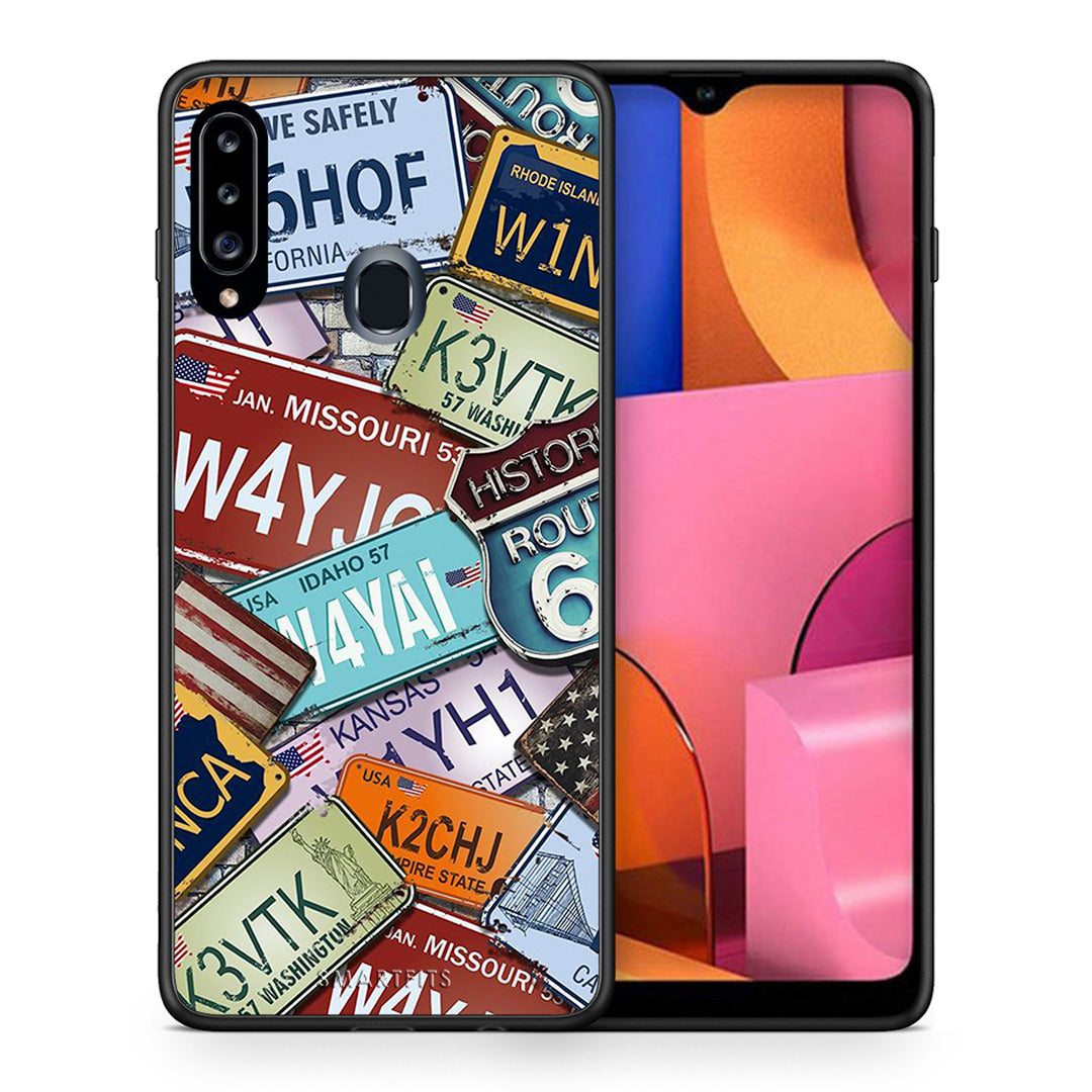 Car Plates - Samsung Galaxy A20s case