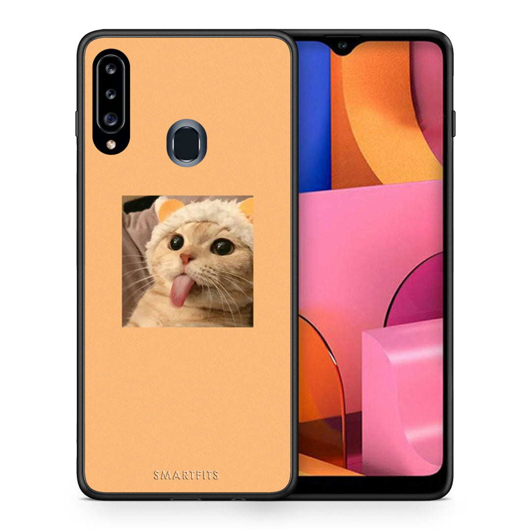 Cat Tongue - Samsung Galaxy A20s case
