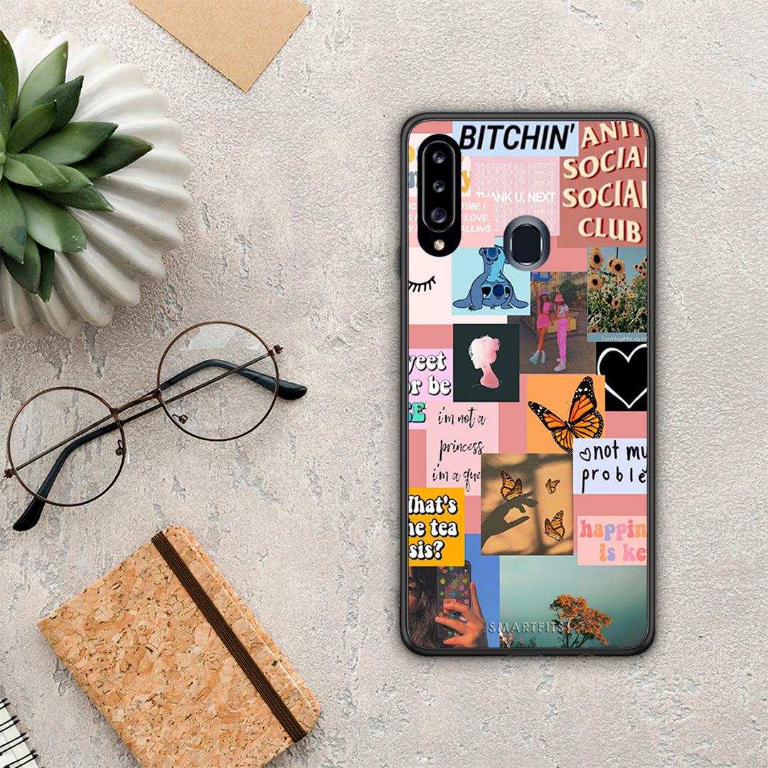 Collage Bitchin - Samsung Galaxy A20s case