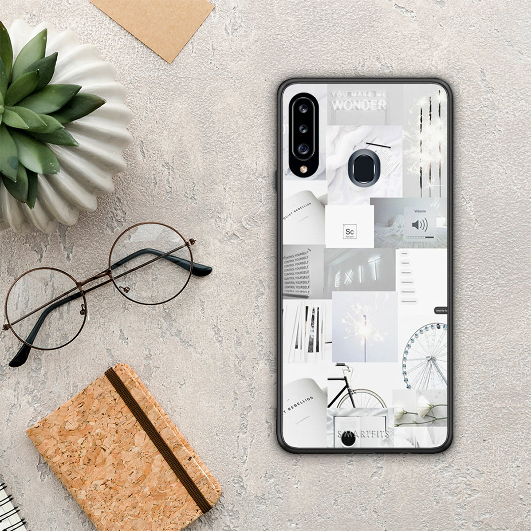 Collage Make Me Wonder - Samsung Galaxy A20S case