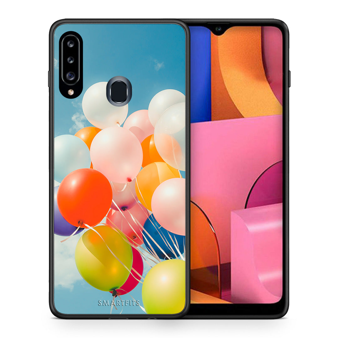 Colorful Balloons - Samsung Galaxy A20s case