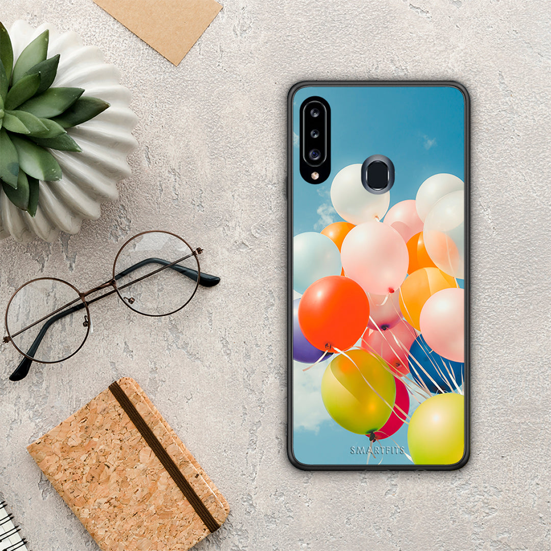 Colorful Balloons - Samsung Galaxy A20S case