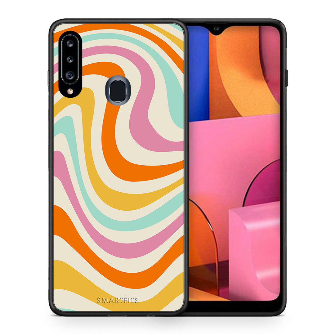 Colorful Waves - Samsung Galaxy A20s case