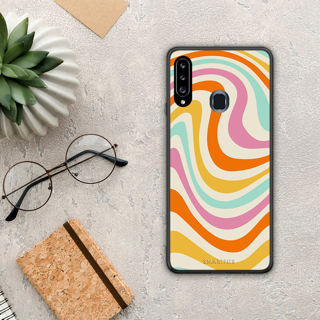 Colorful Waves - Samsung Galaxy A20s case