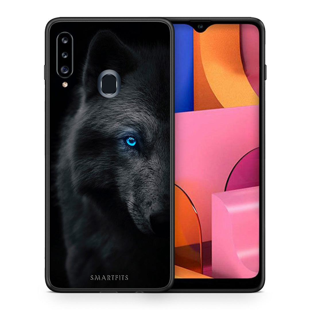 Dark Wolf - Samsung Galaxy A20s case
