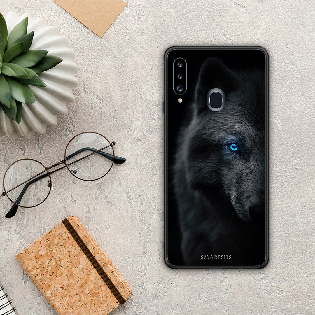 Dark Wolf - Samsung Galaxy A20s case