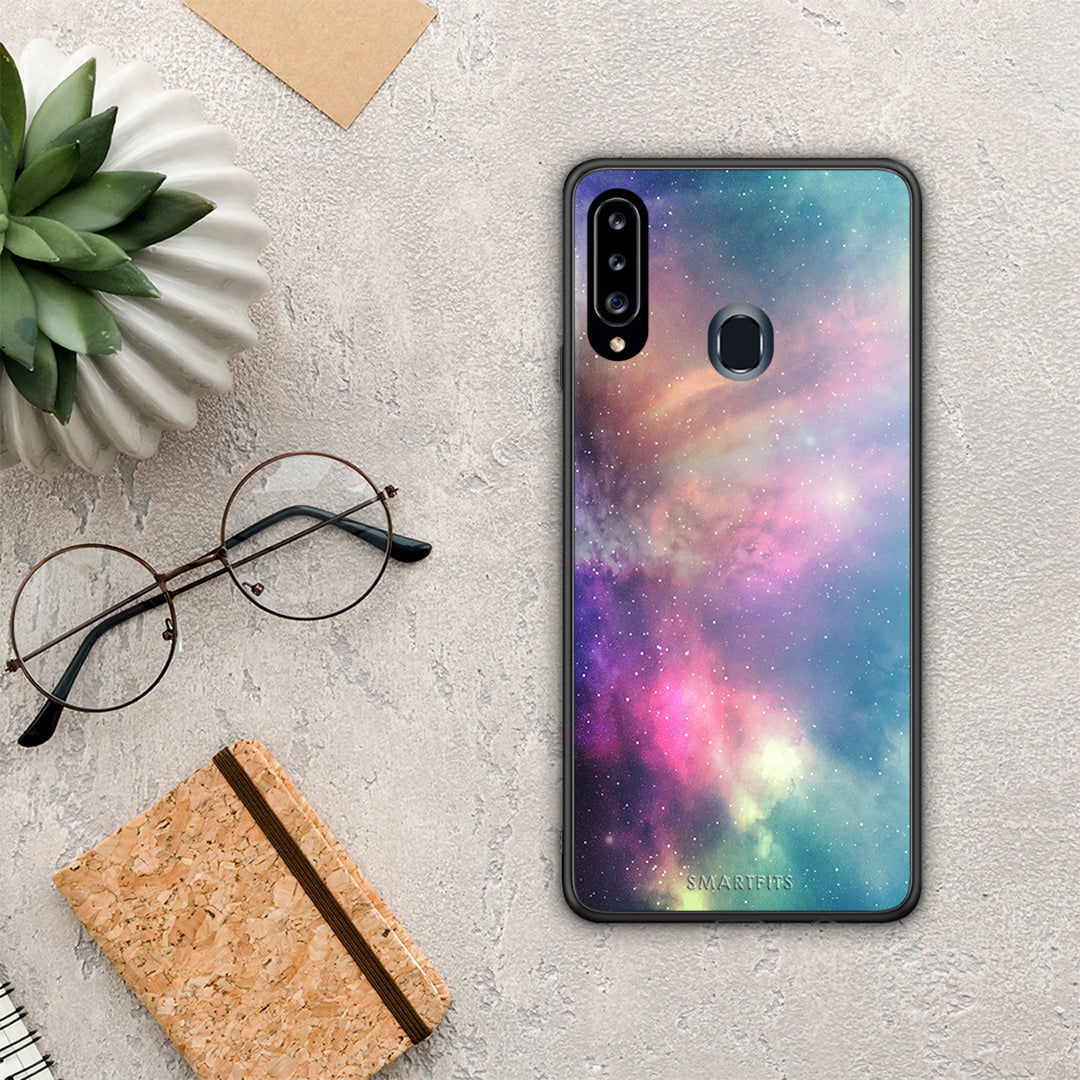 Galactic Rainbow - Samsung Galaxy A20s case