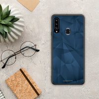 Thumbnail for Geometric Blue Abstract - Samsung Galaxy A20s case